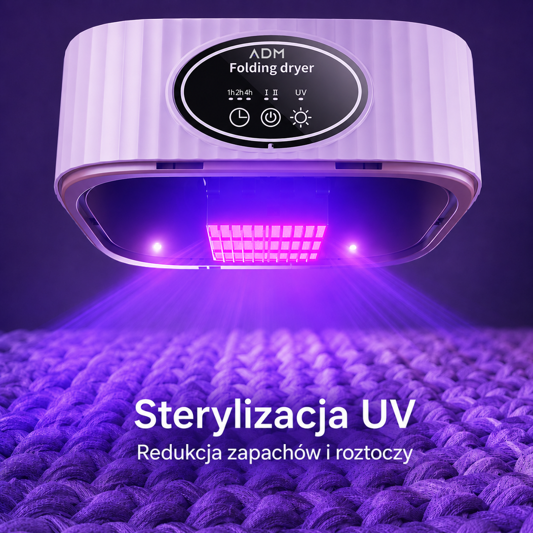 ADM Składana przenośna suszarka do ubrań - 600W, SKU: 6014 - obrazek 8