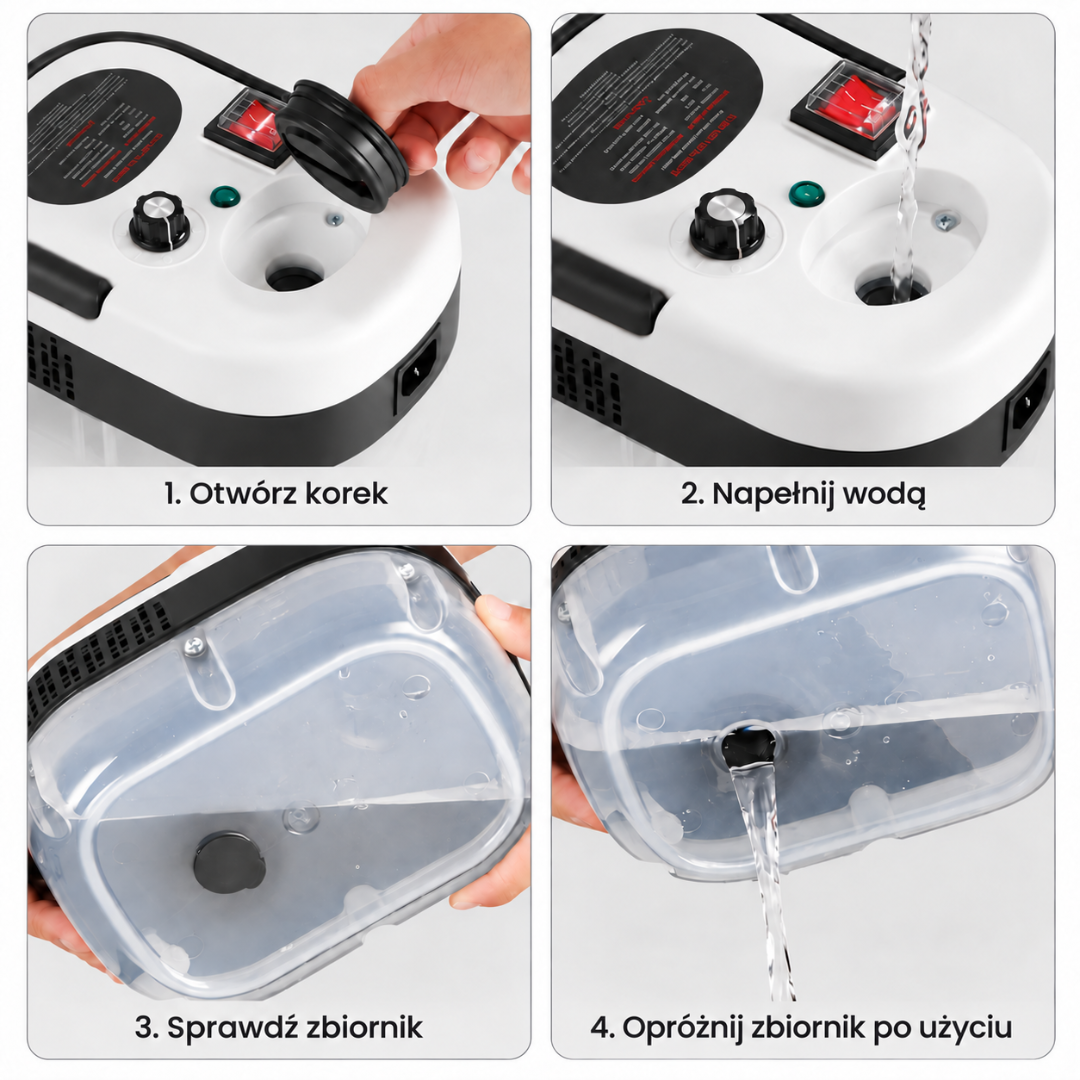 Myjka Parowa ADM z 6 glowicami szczotkowymi – 2500W, SKU: 7104 - obrazek 8