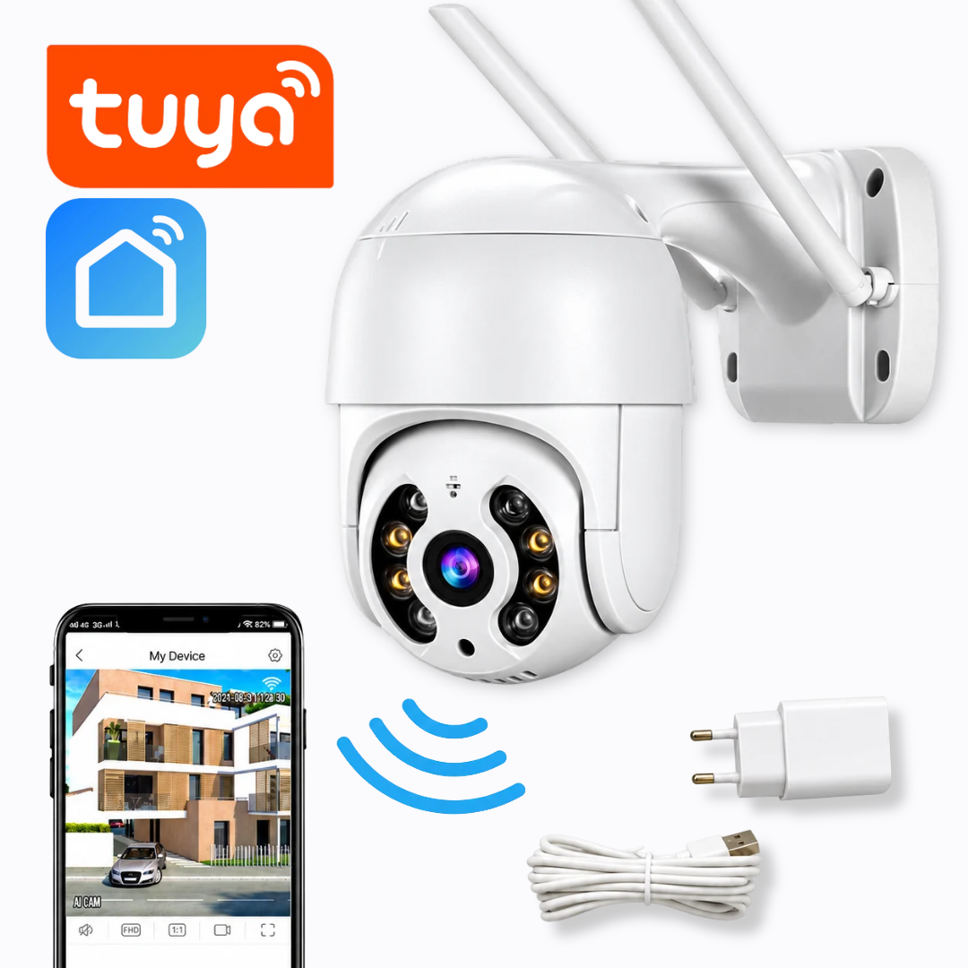 ADM Inteligentna Zewnętrzna Kamera Wi-Fi z Tuya Smart, SKU: 7115